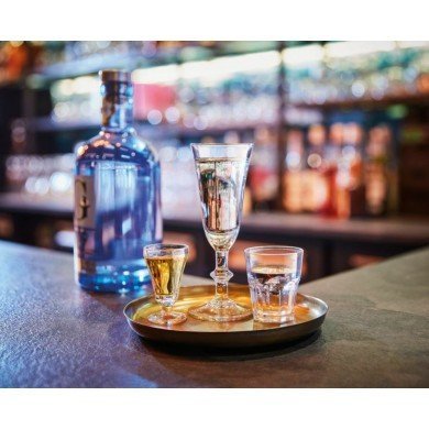 🥂 Set 12 Vasos Shot Granity Arcoroc | 4,5cl | Cristal Transparente | Apilables | Bar