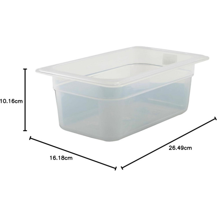 Polypro Containers Buy CONTAINER 1/4-100 2.5L CAMBRUS POLYPRO | Restofair RAK