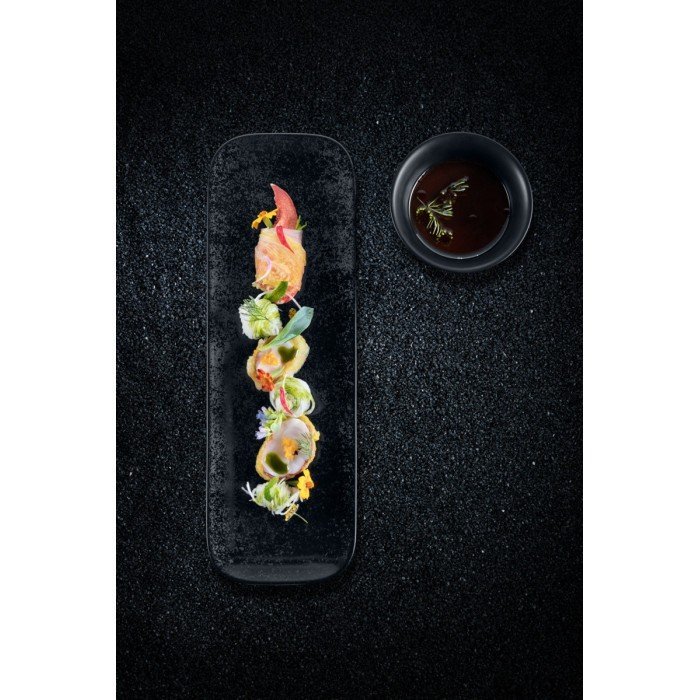 Buy Bowl round black glazed Ø 16 cm Karbon Rak | Restofair RAK