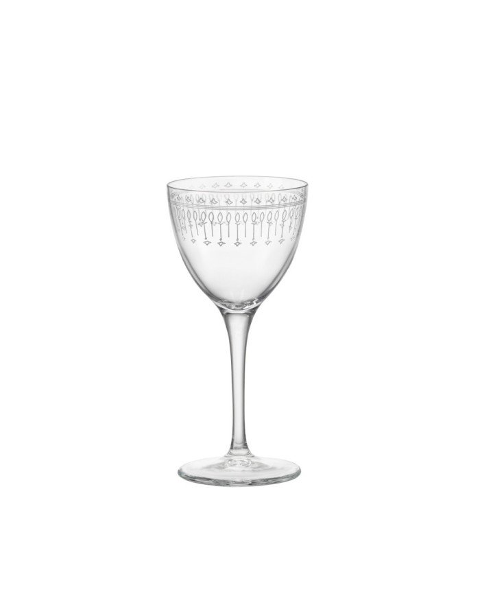 Verre à pied - Bormioli Rocco - Novecento - Lot de 6 - 15,5 cl - Compatible lave-vaisselle