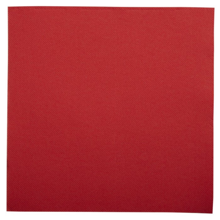 Napkin red cellulose wadding 38x38 cm Lisah Pro.mundi (50 units)