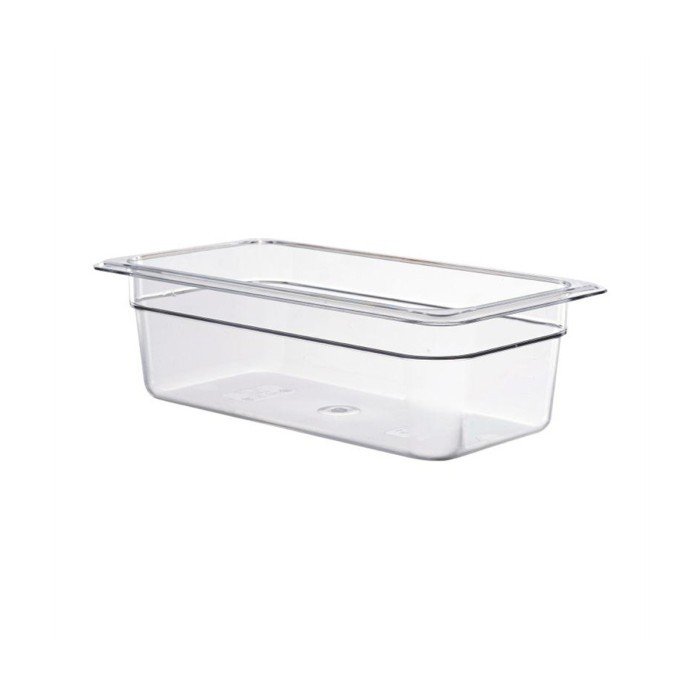 Buy GN CONTAINER 1/3-100 RECTANGULAR CLEAR POLYCARBONATE | Restofair RAK
