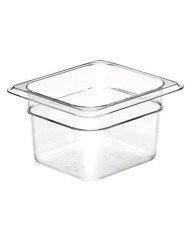 Buy GN CONTAINER 1/6-100 RECTANGULAR CLEAR POLYCARBONATE | Restofair RAK