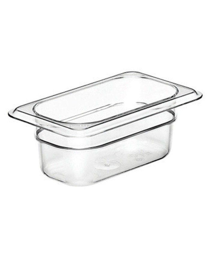 Buy CONTAINER GN 1/9 RECTANGULAR CLEAR POLYCARBONATE | Restofair RAK