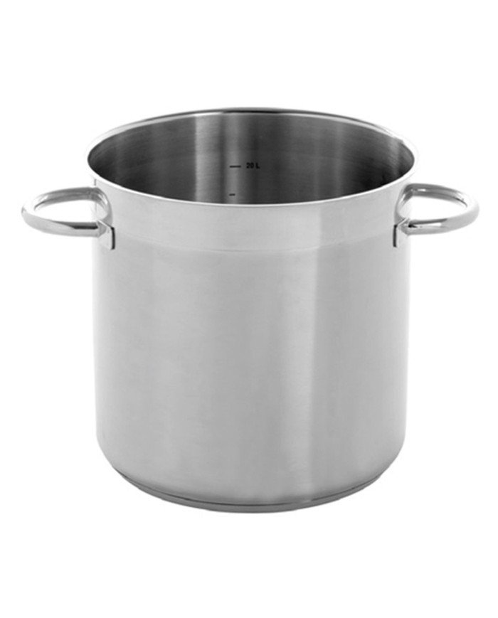 STOCKPOT WITHOUT LID ROUND Ø50CM STAINLESS STEEL QUALIPLUS PRO.COOKER