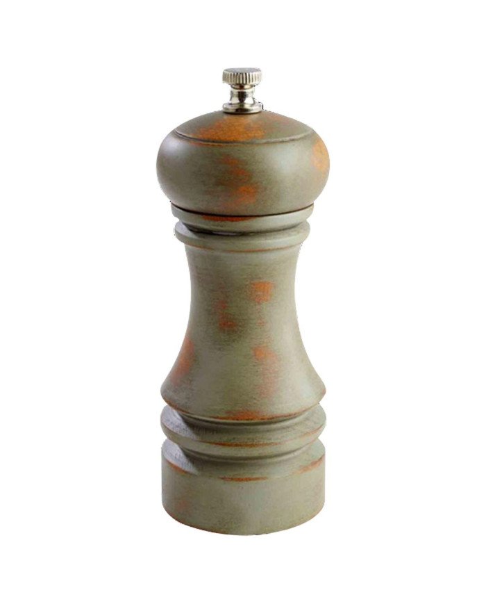 Salty Rak Buy VINTAGE KHAKI SALT MILL H15CM BEECHWOOD | Restofair RAK