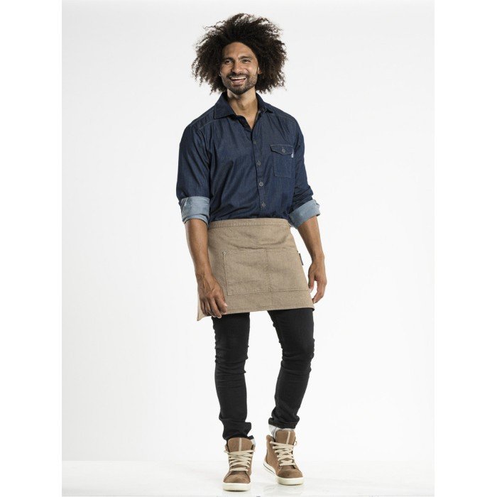 Buy DENIM APRON BASE MUD W80XL40CM 100% COTTON Base Chaud Devant ...