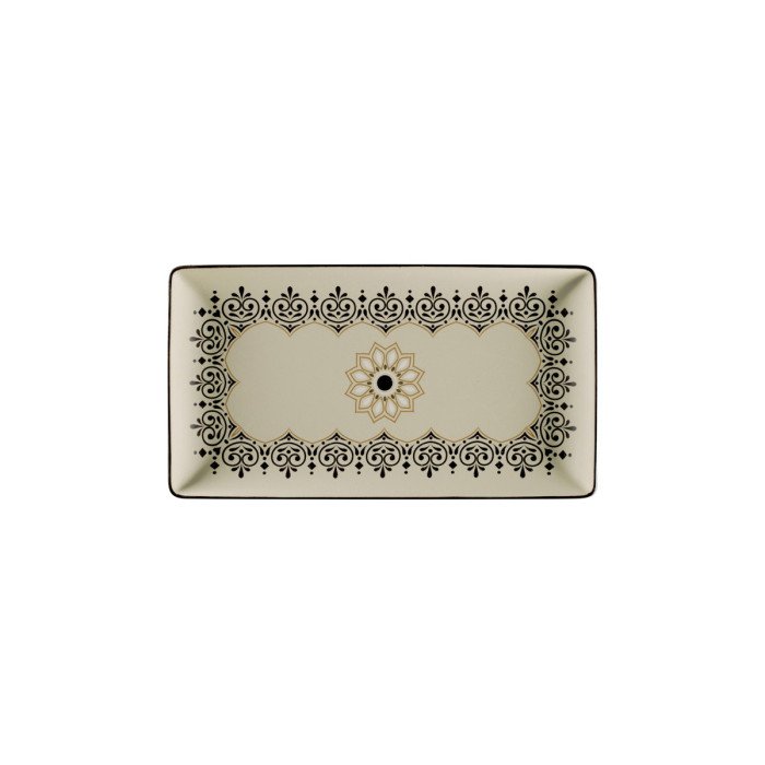 Rak Rectangular Platter Flat Plate Rectangular Argila Porcelain RAK Earth UAE